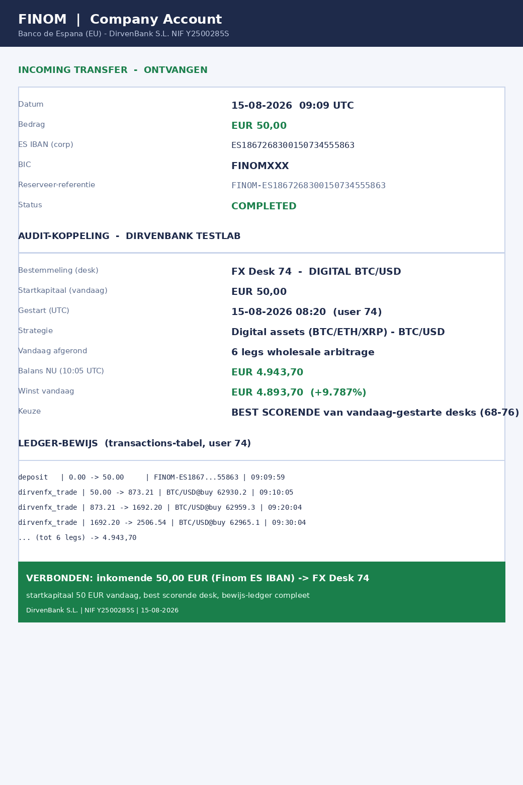Finom betaalbewijs OCR